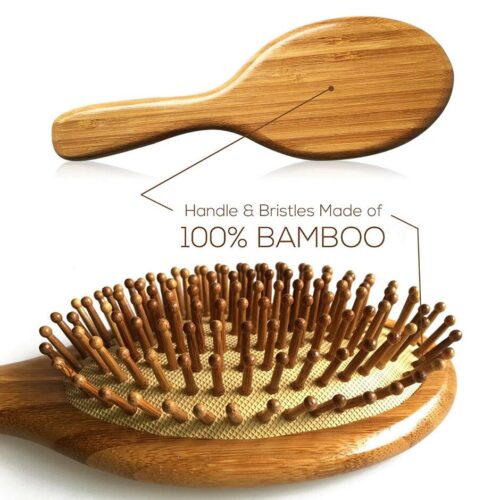 Wood Comb Professional Healthy Paddle Cushion Hair Loss Prevention Comb